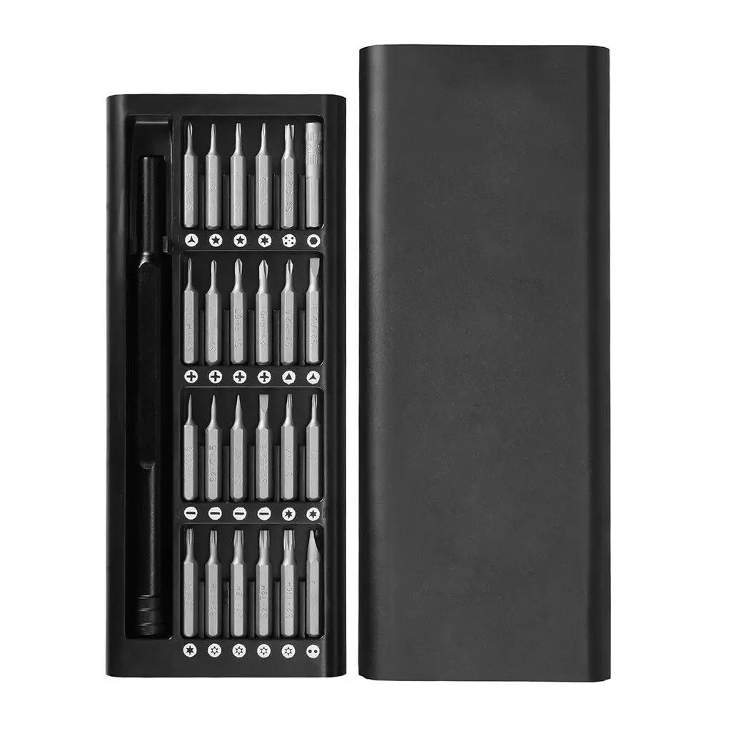 

Original Daily Use 25 in 1 Screwdriver Kit 24 Precision Magnetic Bits AL Box Screw Driver smart home Set