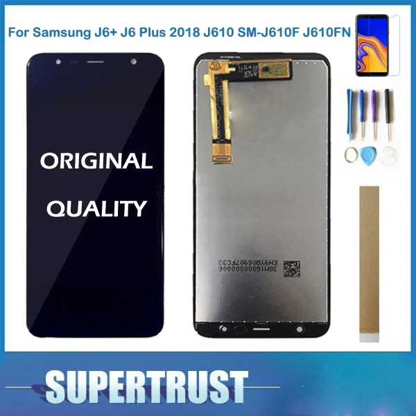 10 шт./партия для Samsung Galaxy J4 + 2018 Plus J415 J415F J410 J6 Prime J610 ЖК-дисплей сенсорный экран