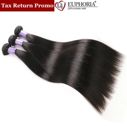 Natural Negro 1B # Color 100% Armadura Del Cabello Humano Paquetes Euforia Brasileña No Remy Extensiones de Trama de Pelo Recto 8-28 Pulgadas Tejiendo Natural Negro 1B # Color 100% Armadura Del Cabello Humano Paquetes Euforia Brasileña No Remy Extensiones de Trama de Pelo Recto 8-28 Pulgadas Tejiendo