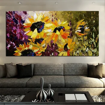 

Modern Abstract HD Print Flower Van Gogh Sunflower Painting on Canvas Wall Picture Art Poster for Living Room Decoration Cuadros