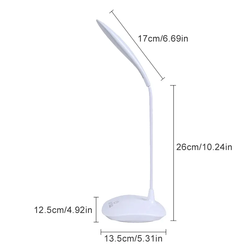 Новый светодио дный 1 5 Вт LED Настольная лампа Студент защита глаз зарядки