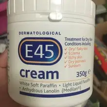 Чувствительная кожа для проблем с кожей, E45 Универсальный увлажняющий крем, супер увлажняющий 125 г/350 г