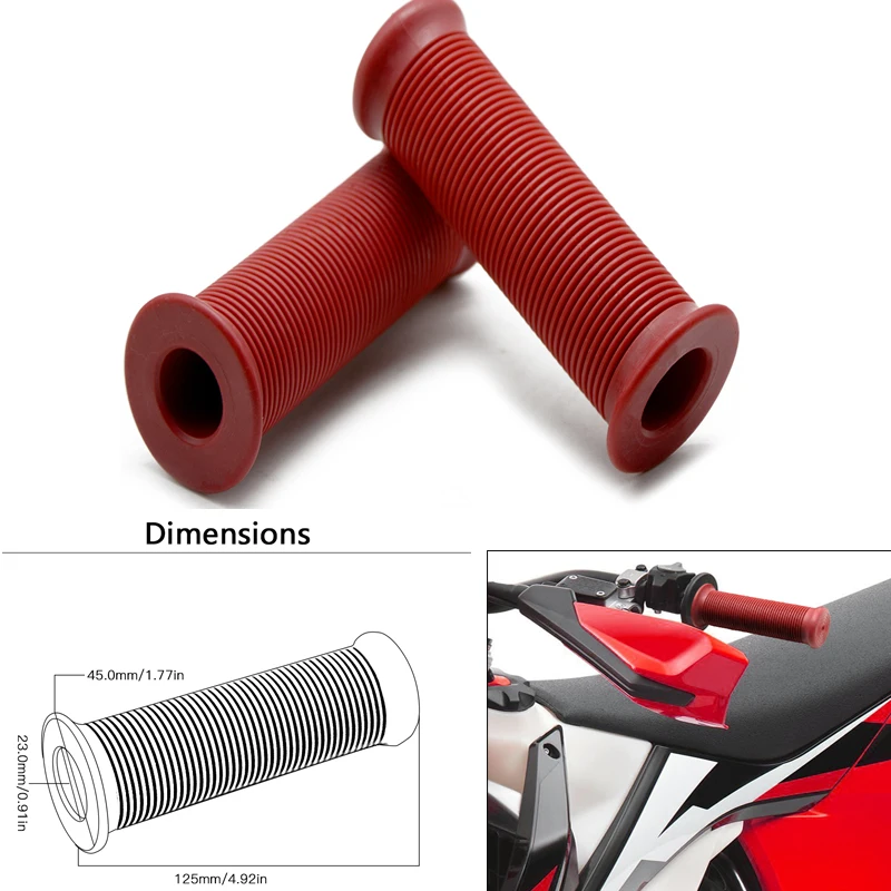 Универсальная Резина мотоцикл Ручка Бар часть moto rcycle руль ручные ручки мото сцепление велосипед ямы для Protaper honda yamaha KTM