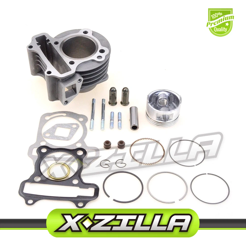 47mm Performance Big Bore Cylinder Kit GY6 80cc for 139QMB ATV Scooter
