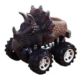 Детский день подарок игрушка 2018 динозавр модель мини игрушка автомобиль задняя часть автомобиля подарок грузовик хобби ребенок смешной