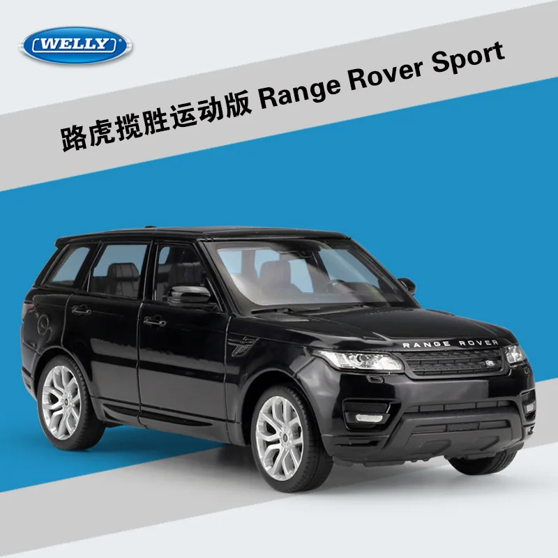 Высокопрочный металлический симулятор WELLY 1:24, Модель Aurora Land Range Rover Sport SUV литая модель автомобиля, игрушечный автомобиль из сплава для детей, ... Высокопрочный металлический симулятор WELLY 1:24, Модель Aurora Land Range Rover Sport SUV литая модель автомобиля, игрушечный автомобиль из сплава для детей, ...