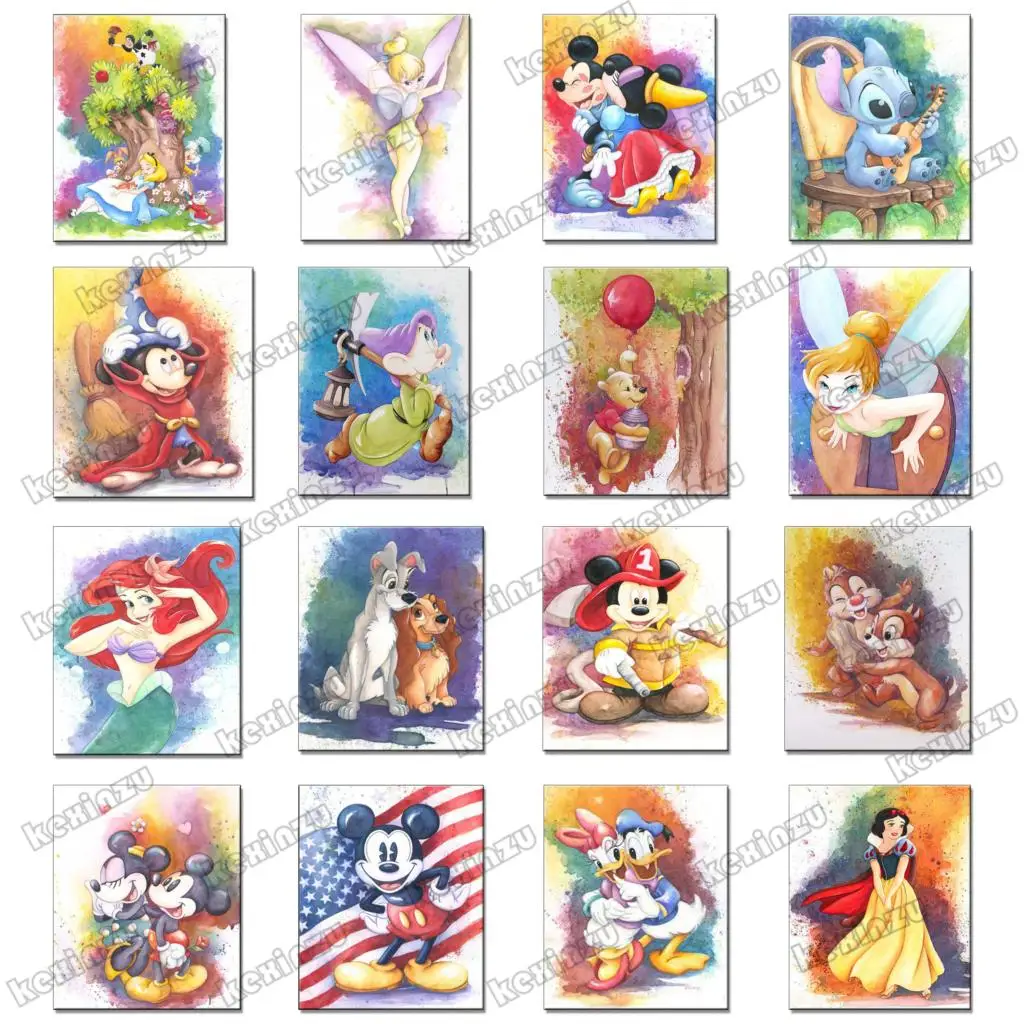 

FULL 5D DIY Diamond Painting Cross Stitch kit cartoon picture Gifts Round Diamond Embroidery mosaic pattern Home Decor K6613