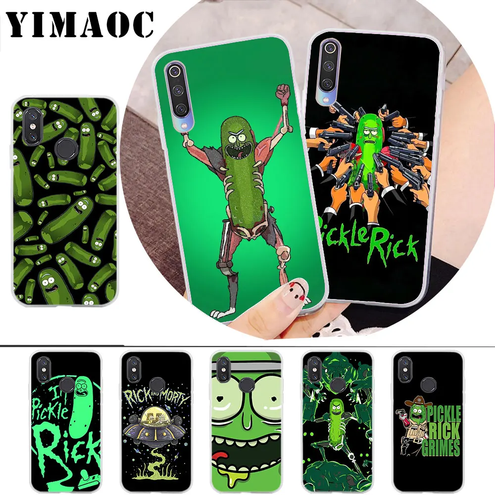 

YIMAOC Rick and Morty Pickle Rick Soft Case for Xiaomi Mi 6 8 9 SE A1 A2 Lite pocophone f1 5X 6X MAX 3 2S