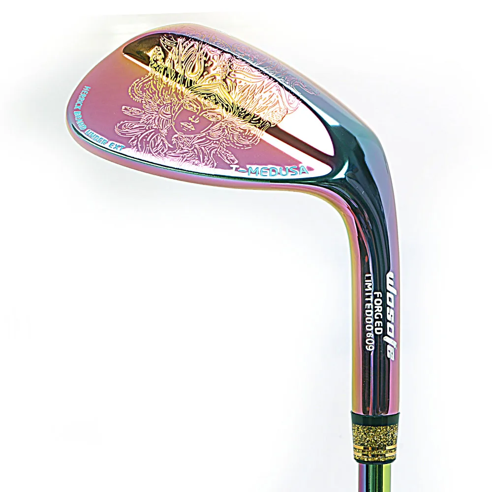 Golf clubs wedges MYTHOS right handed unisex Colorful color 50/52/56/58/60 Degree Steel Shaft Reversible spin technique Golf clubs wedges MYTHOS right handed unisex Colorful color 50/52/56/58/60 Degree Steel Shaft Reversible spin technique