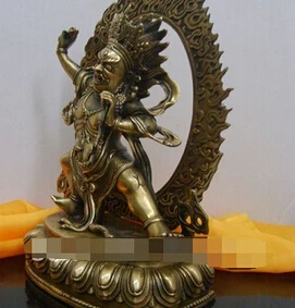 

Antique bronze Pure Copper Brass CHINESE crafts decor ation Asian TIBETAN VAJRAPANI BUDDHA BRONZE BOUDDHA STATUE 25 CM