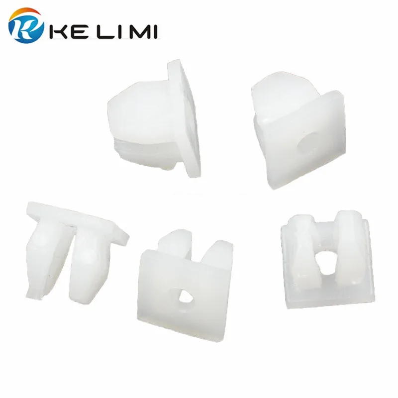 KELIMI Plastic Fastener Clips Square Head Retaining Rivets Fender