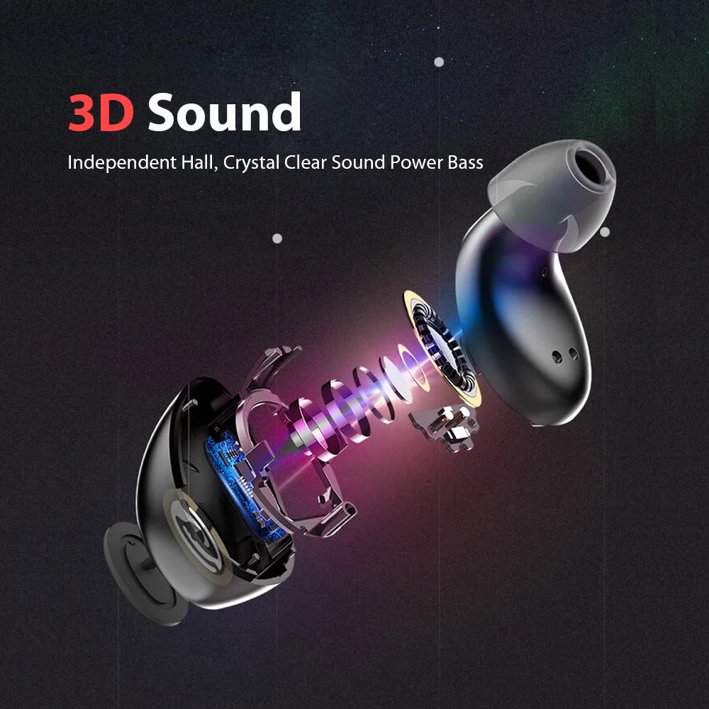 Lenovo S1 TWS Bluetooth Earphones BT 5.0 IPX5 Waterproof True Wireless Stereo Earbud 1800mAh Big Battery for IOS & Android Smartphone  (2)
