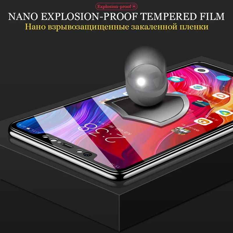 6D закаленное стекло для Xiaomi Redmi K30 Note 8 Pro Защитное Mi Mix 2S 3 A3 9 Lite SE 9T Pro|Защитные