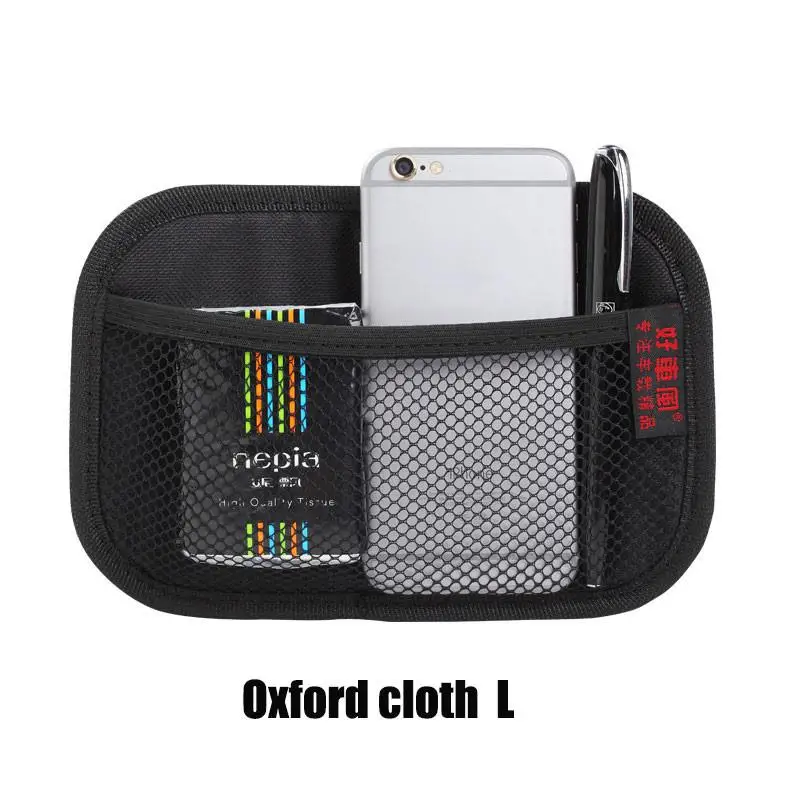 Car Storage Net Bag Pocket Organizer Interior Accessories for Car Organizer Auto Accessories Travel Pocket Bag Network Black - Название цвета: Oxford large