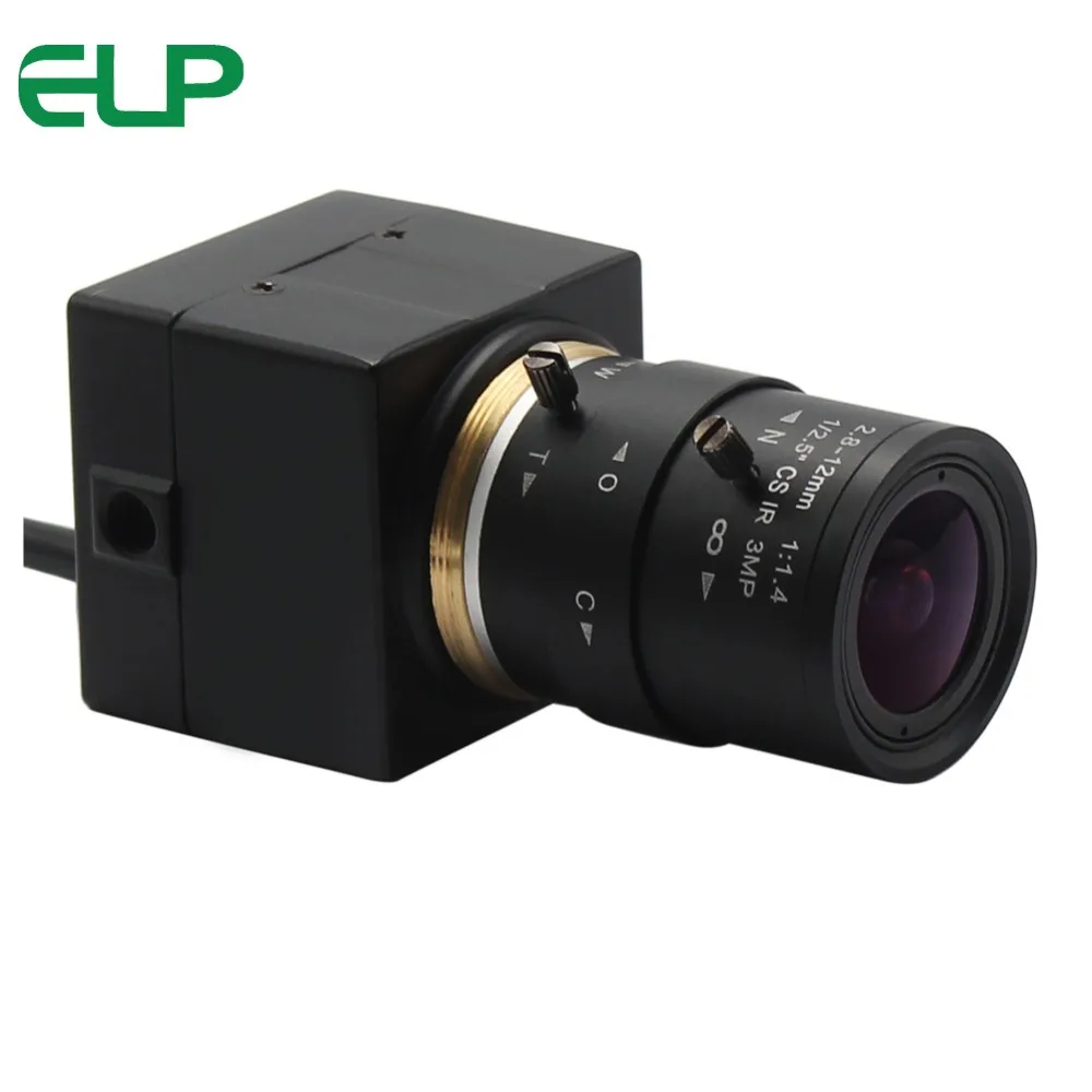 Низкая световая камера 2MP 1080 P sony IMX322 2,8-12 мм варифокальное cs-крепление объектива промышленная мини камера Веб-камера USB для Linux, Windows