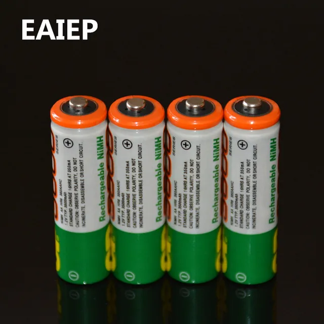 EAIEP Фирменная Новинка 2018 0 riginal 4 шт./лот для GP 1,2 В в NiMh 1000 мАч AA батарея перезаряжаемые AA батареи pilas recargables