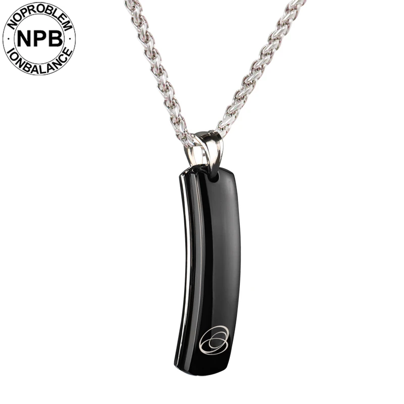 Noproblem 015 antifatigue magnetic far infrared ray power infinity 99.999% pure germanium bead pendant necklace