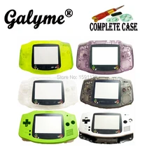 6 Цвет полный Запчасти Замена Корпус В виде ракушки пакет, пригодный для gameboyadvance с MARS Bros Пластик Экран объектив Boy Advance