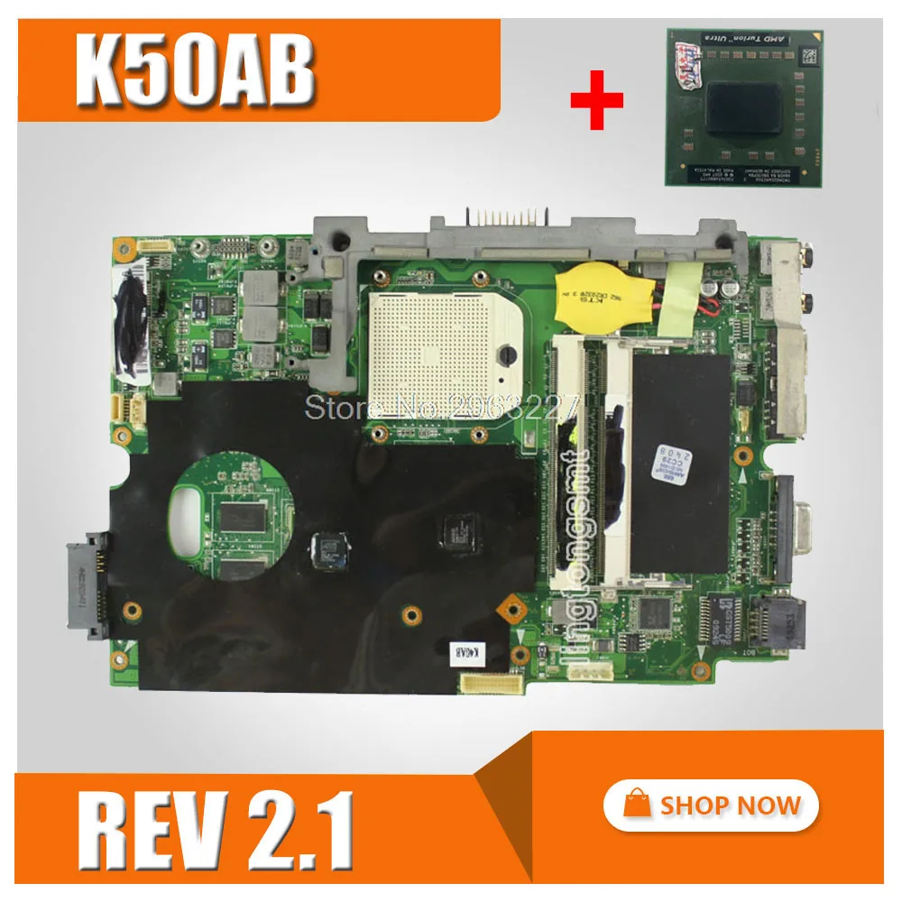 send CPU+K50AB Motherboard REV 2.1 For ASUS K40AB K40AD K40AF K50AD K50AF Laptop motherboard K50AB Mainboard K50AB Motherboard send CPU+K50AB Motherboard REV 2.1 For ASUS K40AB K40AD K40AF K50AD K50AF Laptop motherboard K50AB Mainboard K50AB Motherboard