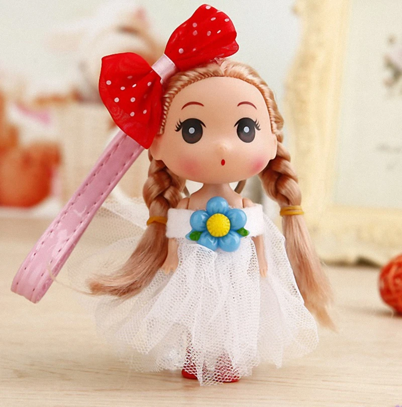 Buy Cute Baby Dolls Wedding Dress Princess KeyChain