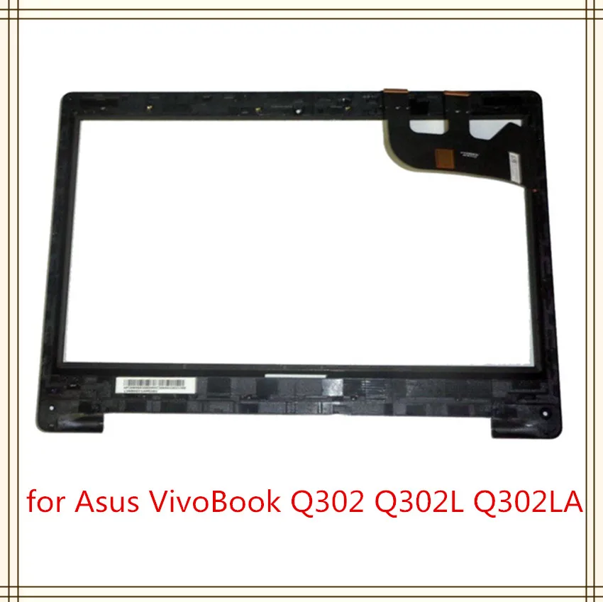

With bezel 13.3 inch Touch Screen Digitizer 5590R FPC-1 For ASUS Q302 Q302L touch glass free shipping