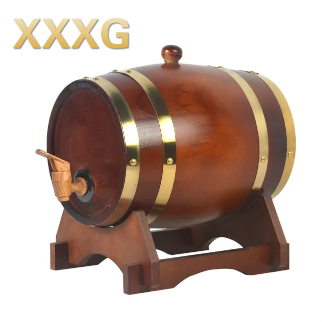 

XXXG//3L Wine oak barrels of wine barrels barrels of wine storage cask wine wooden casks Keg Cask Brewing Inner Tant Metal