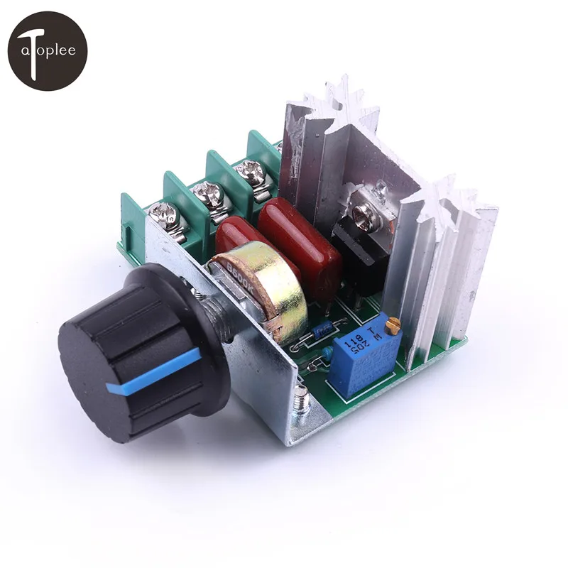 

1PCS AC50~220V 2000W PWM Stepper Motor Speed Controller Knob Switch FR-4 Circuit Board For tb6560 tb6600 CNC Kit