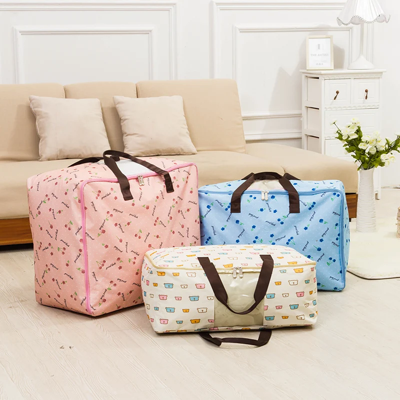 Wardrobe Clothing Blanket Clothes Qulite Storage Bag with Zipper Zip