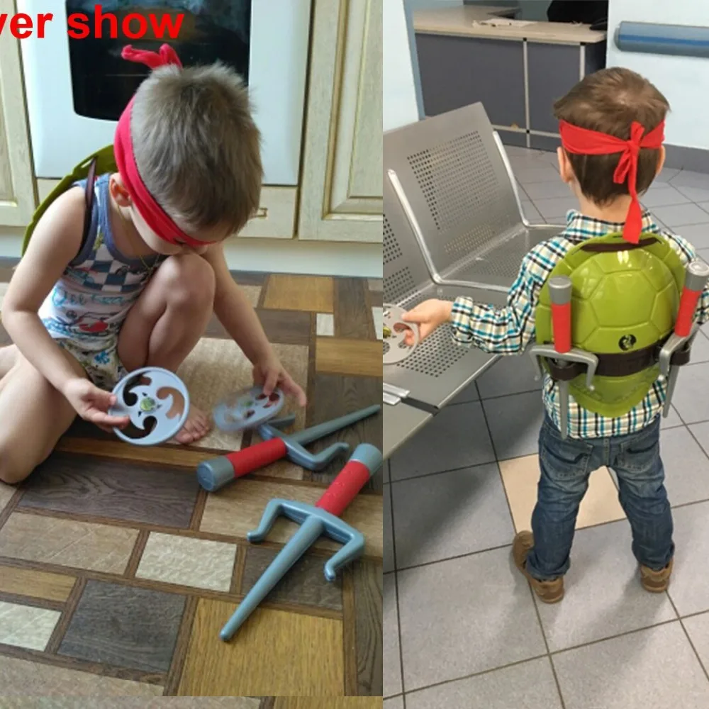 Черепахи игрушка в доспехах оружие черепаха фигурка Косплей Маска ракушка оружие реквизит вечерние для мальчика Дети
