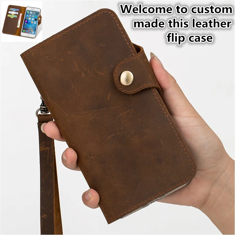  CH07 Genuine leather wallet flip style case for Asus ZenFone 3 ZE520KL flip case cover for Asus Zen