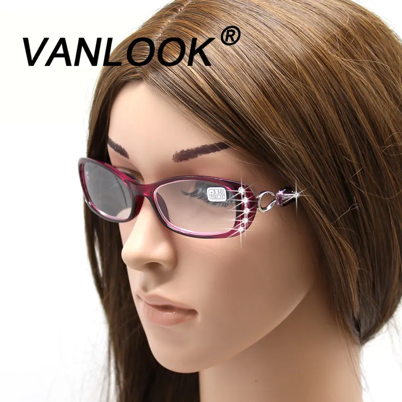 

Rhinestone Reading Glasses Women Gafas de Lectura Luxury Fashion Spectacle +50 +75 100 125 150 175 200 225 250 275 375 +450 +500