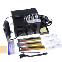 SAIKE 852D++ 2 в 1 паяльная машина паяльник горячего воздуха пистолет наладочная станция SAIKE 852D++ 220 в 110 В 852D+ улучшение