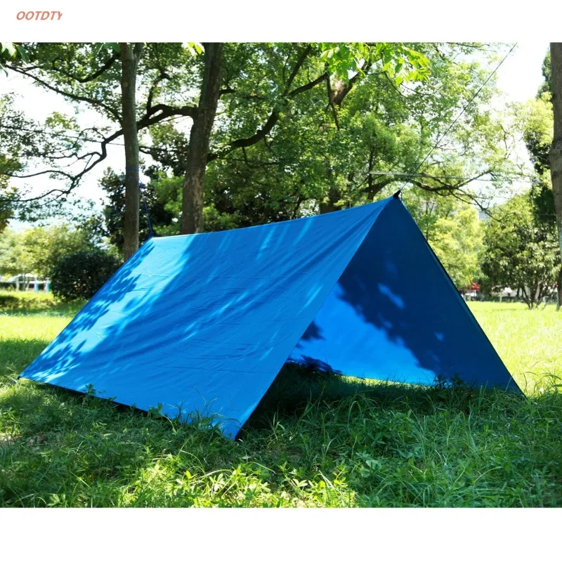 OOTDTY Сверхлегкий подвесной гамак Открытый Портативный Водонепроницаемый палатка навес мат