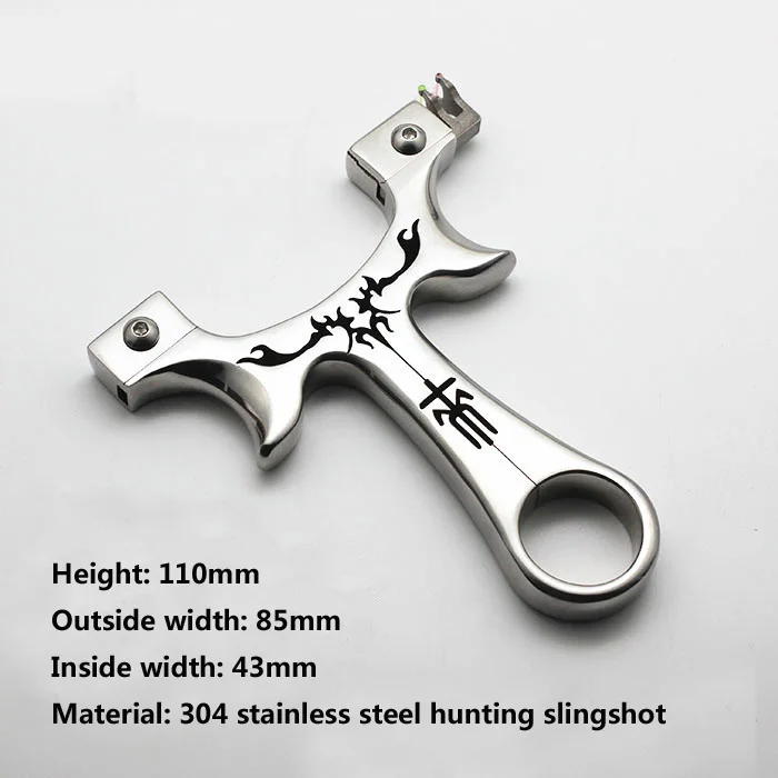 

Slingshot Catapult Hunting Velocity Powerful Sling Shot Crossbow Titanium steel Outdoor Games Catapult With Flat Rubber Band