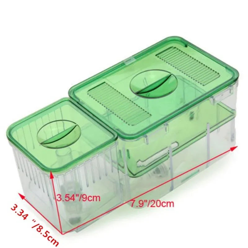 Автоматическая Циркулирующая изолирующая коробка для разведения рыб аквариумный ящик для заводчиков двойной Гуппи инкубационный аквариум инкубатор для домашних животных
