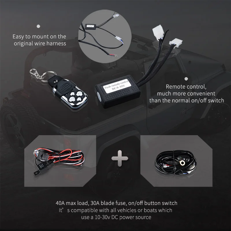 52'' 300W Headlight LED Light Bar Kit 4