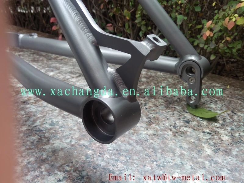 Excellent XACD made titanium fat bike frame with thru 142X12mm dropout 1 Excellent XACD made titanium fat bike frame with thru 142X12mm dropout 1