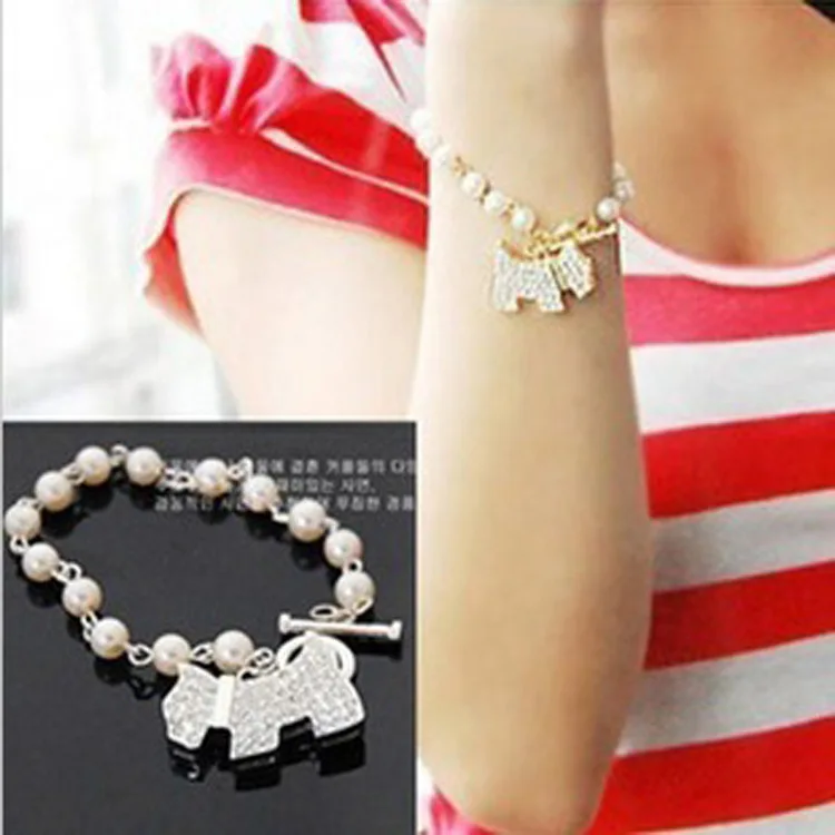 

New fashion jewelry Bohemian style Weave charm friendship bracelet for women girl lovers' puppy