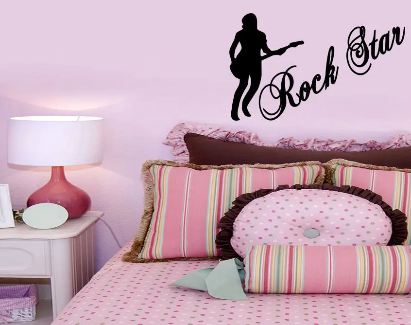 Fabulous Image Of Bedroom Decoration Using Black Star Wall Bedroom Furniture Medium Cozy Decor Tumblr Dark Hardwood Picture Frames Lamps Nickel Linon Home