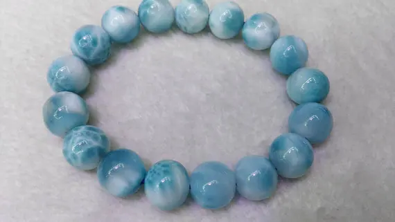 High Quality Larimar Bracelet Natural Mens Womens High Quality Larimar Bracelet Natural Mens Womens Gift Genuine Jewelry Blue