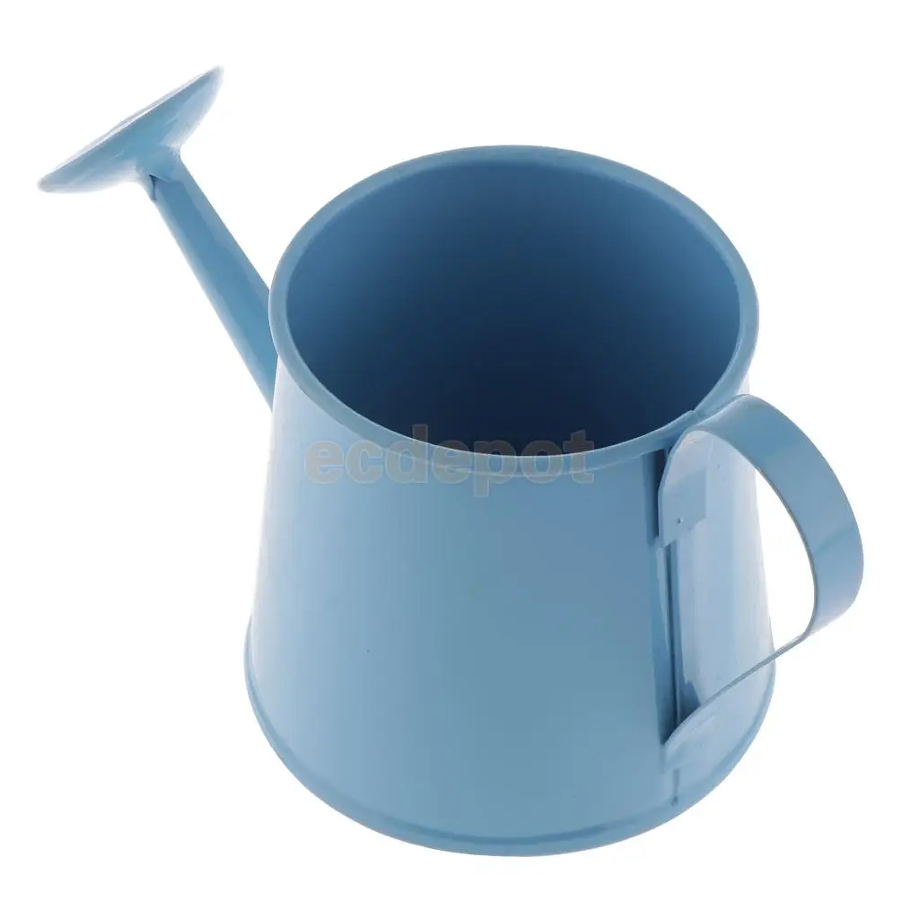 Rustic Vintage Iron Metal Watering Can Flower Bucket Vases Garden Balcony Home Office Decor