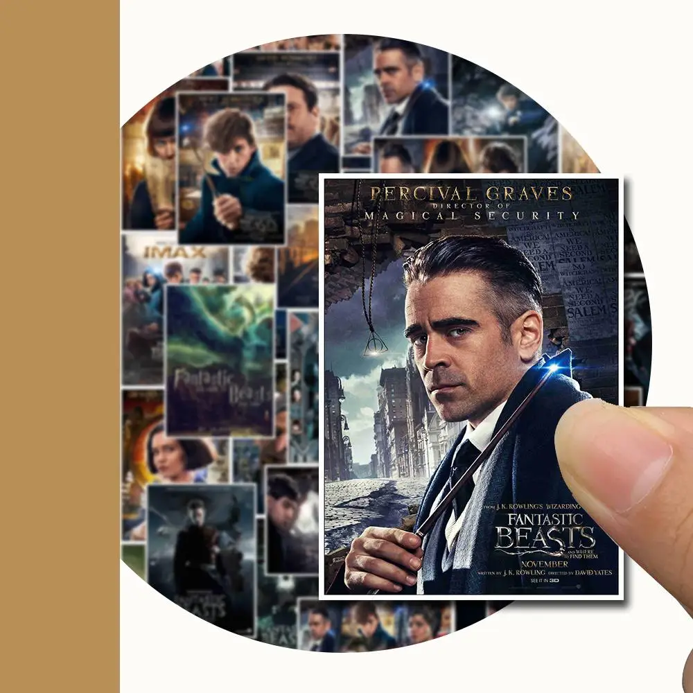25PCS Fantastic Beasts Stickers Pack music Sticker For DIY Skateboard Motorcycle Luggage Laptop Cartoon Sticker Sets