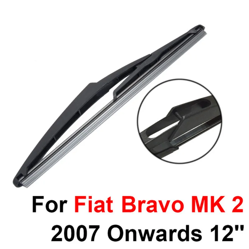 

Rear Wiper Blade No Arm For Fiat Bravo MK 2 2007 Onwards 12'' 5 door Hatchback High Quality Iso9000 Natural Rubber