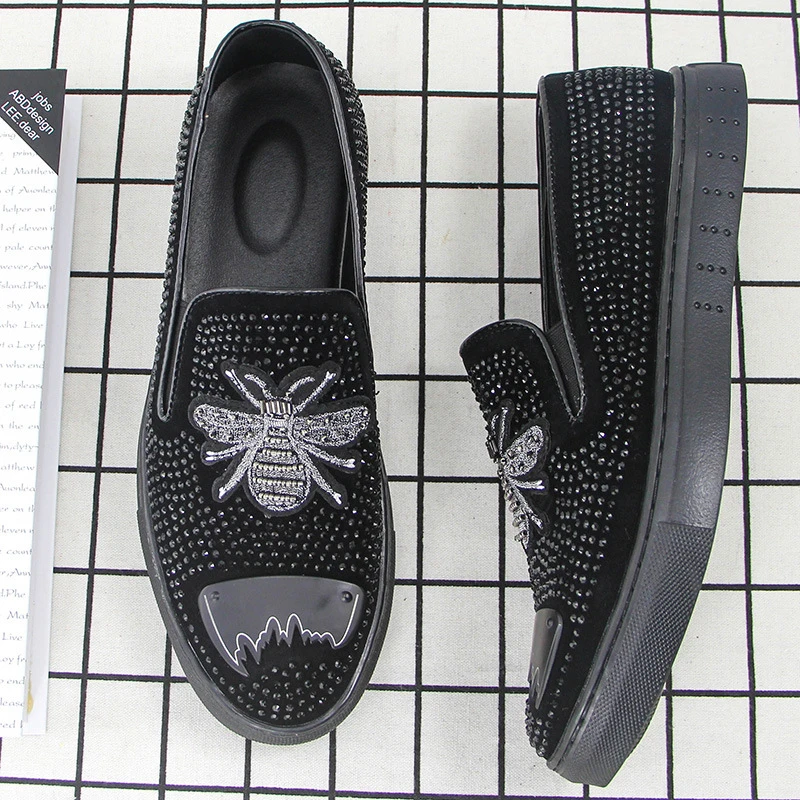 Homens Sapatos Lona Calçado Black Moda Primavera De Designer Marca Escritório Social Ms8116161 rwREqCxrt