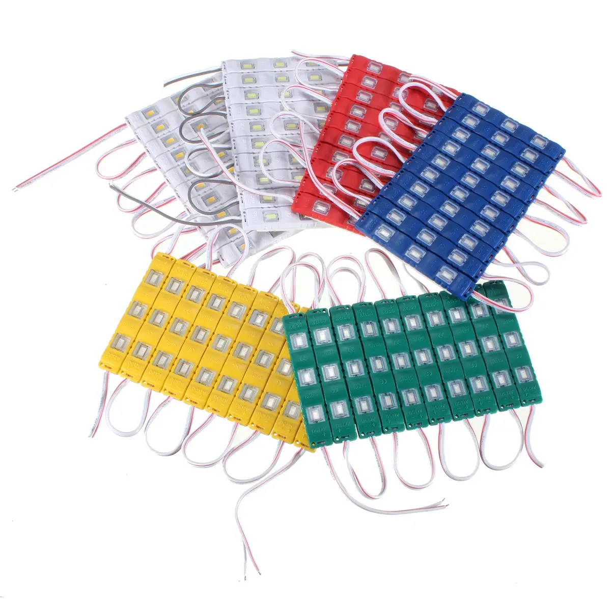 

Wholesale Price 10PCS 5630 3LED SMD Module Injection Decorative Waterproof IP55 LED Strip Light Lamp DC12V