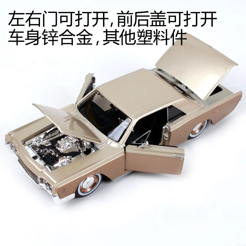 Maisto 1:26 1966 LINCOLN Континентальная литая модель автомобиля игрушка Новинка в коробке 32531