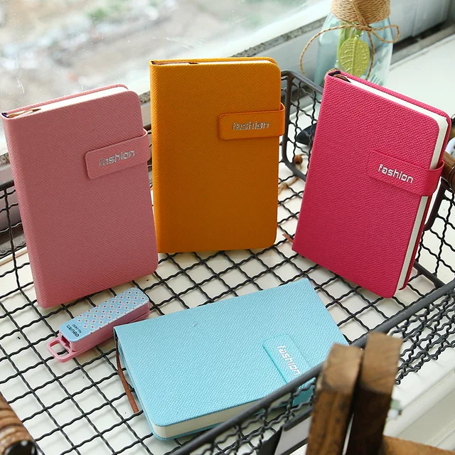 mini creative cute button notebook note book notepad business office