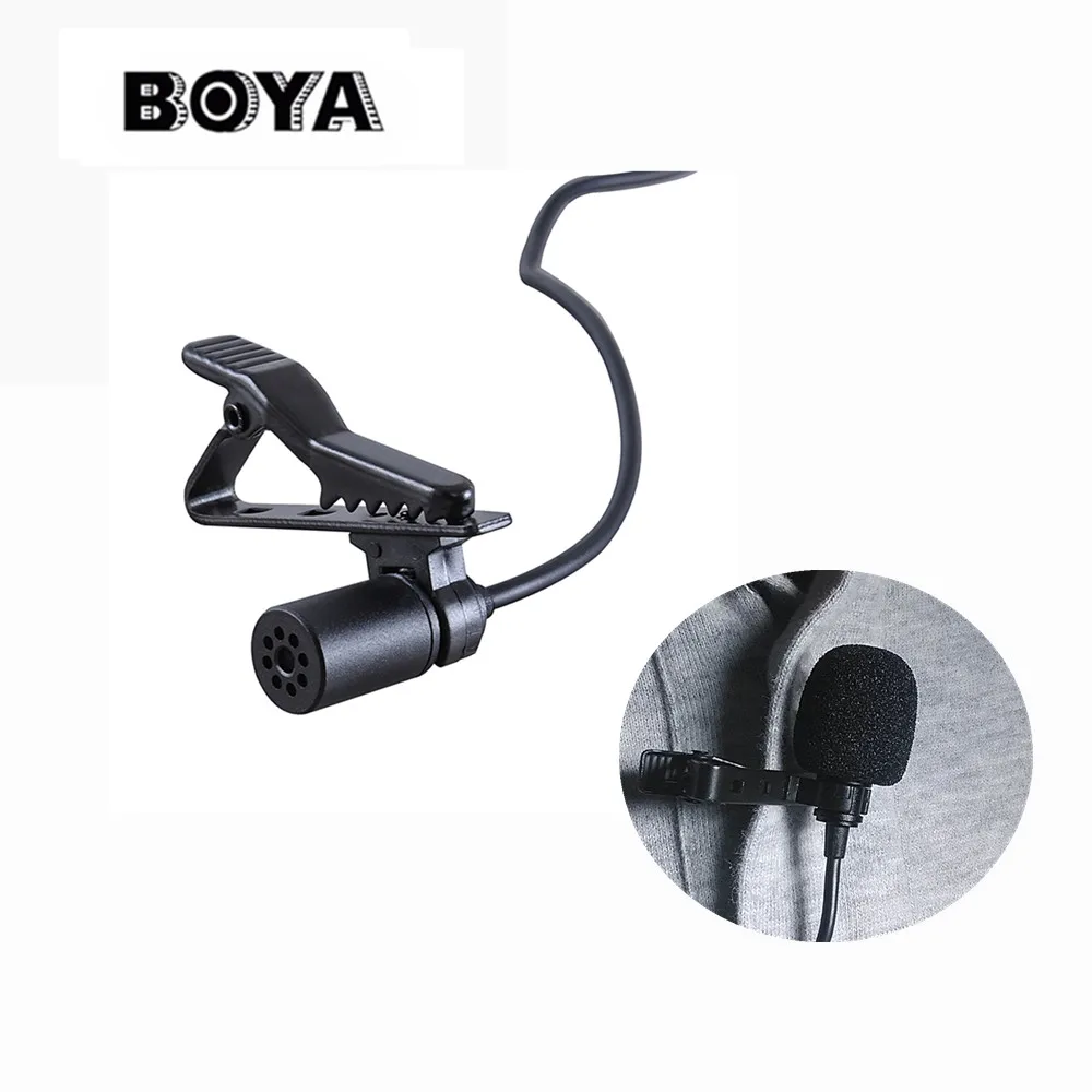 

BOYA BY-M1 Label Lavalier Omnidirectional Condenser Microphone for iPhone Android for Canon Nikon DSLR Camcorder Audio Recorders