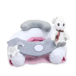 Плюшевая Детская игрушка с мультяшным Белым Кроликом детская диванная подушка для сидения помогает стабилизировать спину ребенка