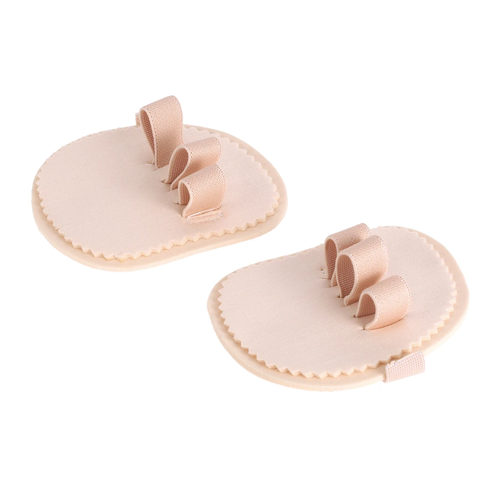 3 отверстия, разделитель из мягкого волокна для пальцев ног, защита вальгусной деформации, корректор большого пальца, инструмент для ухода за ногами